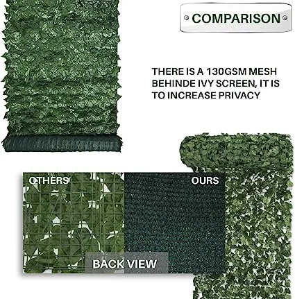 Patio Paradise 6' x 12' Faux Ivy Privacy Fence Screen