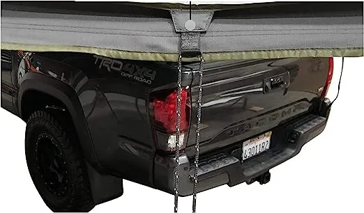 OVS Nomadic Awning 270 - Dark Gray with Black Travel Cover - Driverside