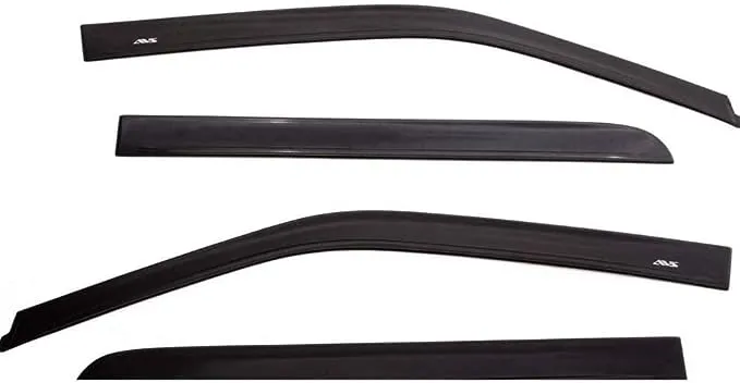 Auto Ventshade [AVS] In-Channel Ventvisor | 2005 - 2015 Toyota Tacoma Double Cab - Smoke, 4 pc. | 194056