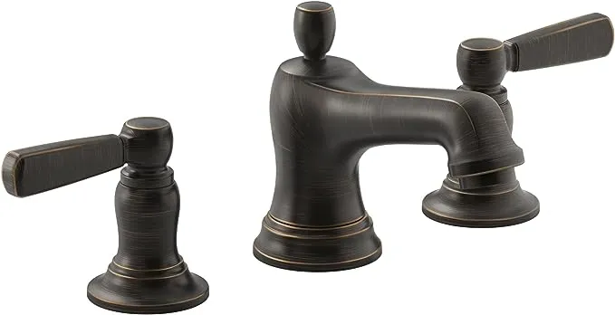 Kohler Bancroft K-10577-4-2BZ Oil Rubbed Bronze Widespread Bathroom Faucet