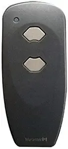 Marantec M3-2312 (315 MHz) 2-button Garage Door Opener Remote, Gray