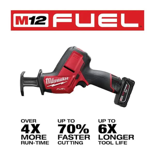 Milwaukee 2520-21XC - M12 Fuel Hackzall Reciprocating Saw Kit