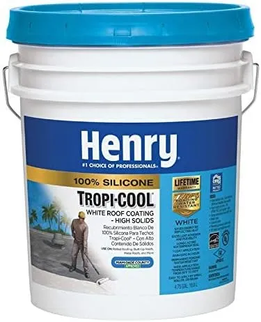 Henry Tropi-Cool White Silicone Roof Coating 4.75 gal