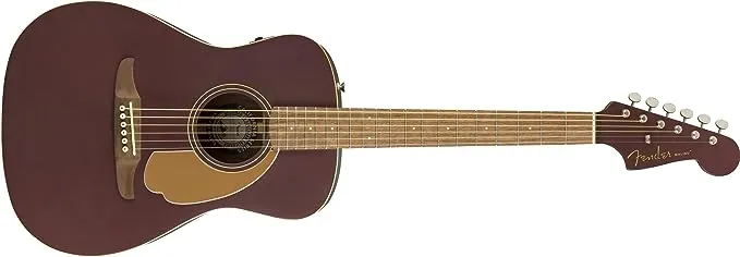 Fender Malibu Player Acoustic Guitar , Burgundy Satin