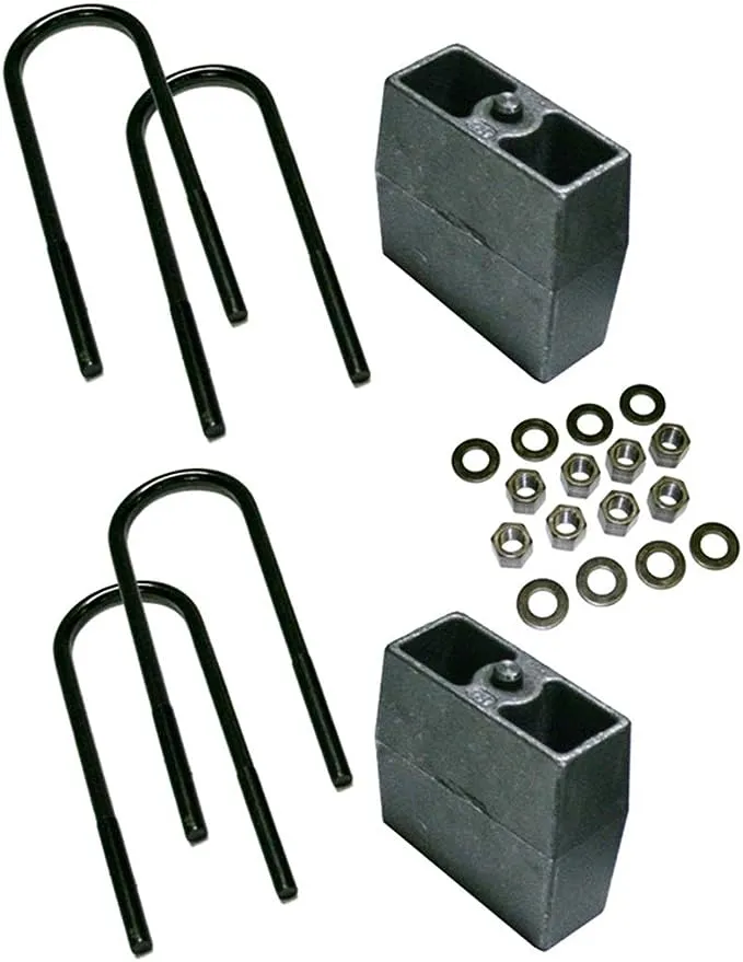 Superlift | 3359 | 5" Block Kit with Rear Lift Blocks, U-Bolts, & Hardware | Fits 1973-1987 Chevrolet K20 / GMC K25 Pickup 4WD