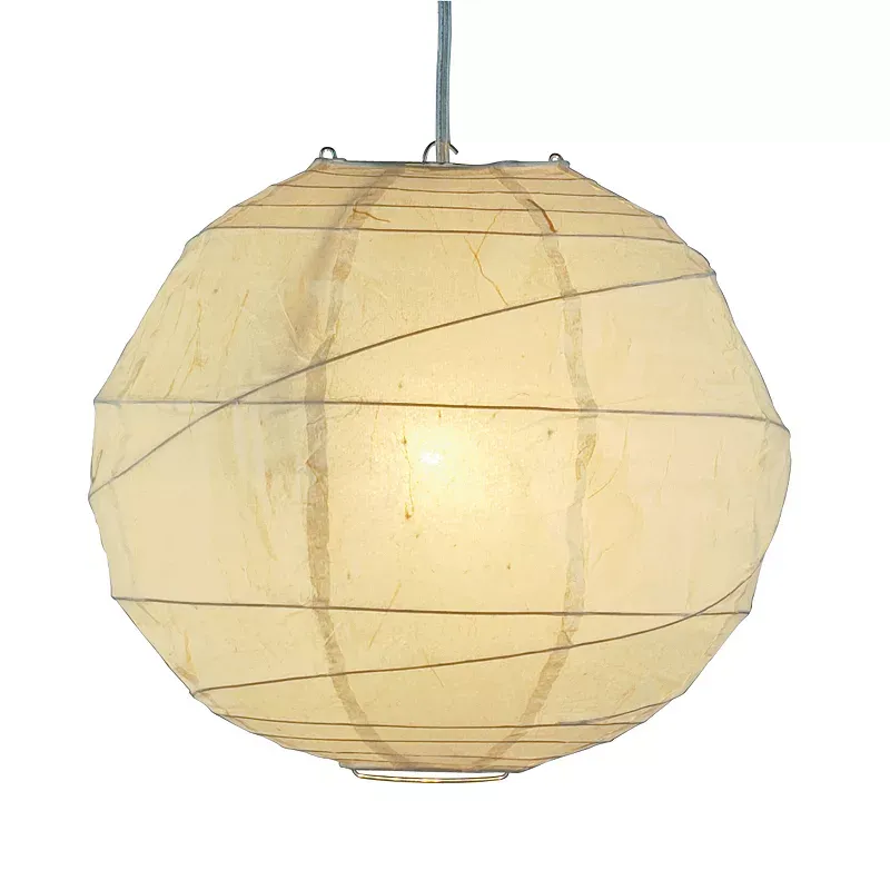 Large Orb Pendant Natural - Adesso