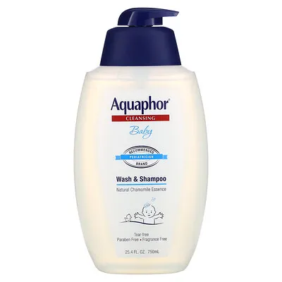 Aquaphor Baby Wash & Shampoo for Baby's Sensitive Skin