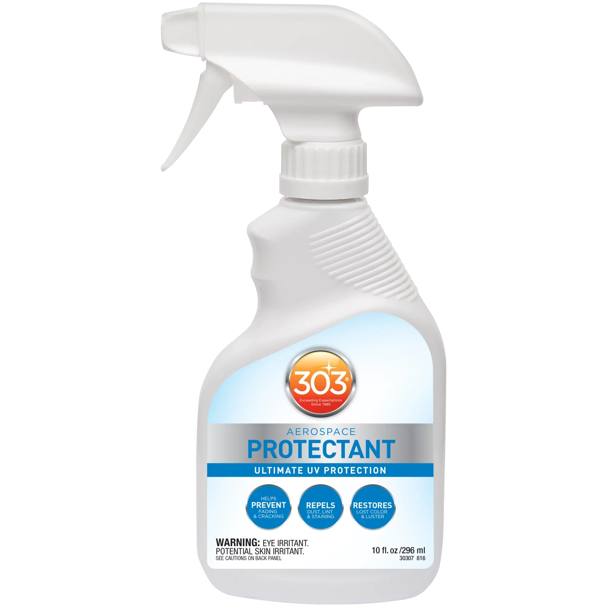 303 Aerospace Protectant - Provides Superior UV Protection, Helps Prevent Fading and Cracking, Repels Dust, Lint, and Staining, Restores Lost Color and Luster, 10oz (30307CSR)