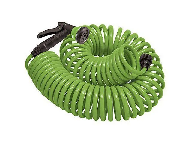 Orbit 27389 Coil Garden Hose, 50 ft, Lime