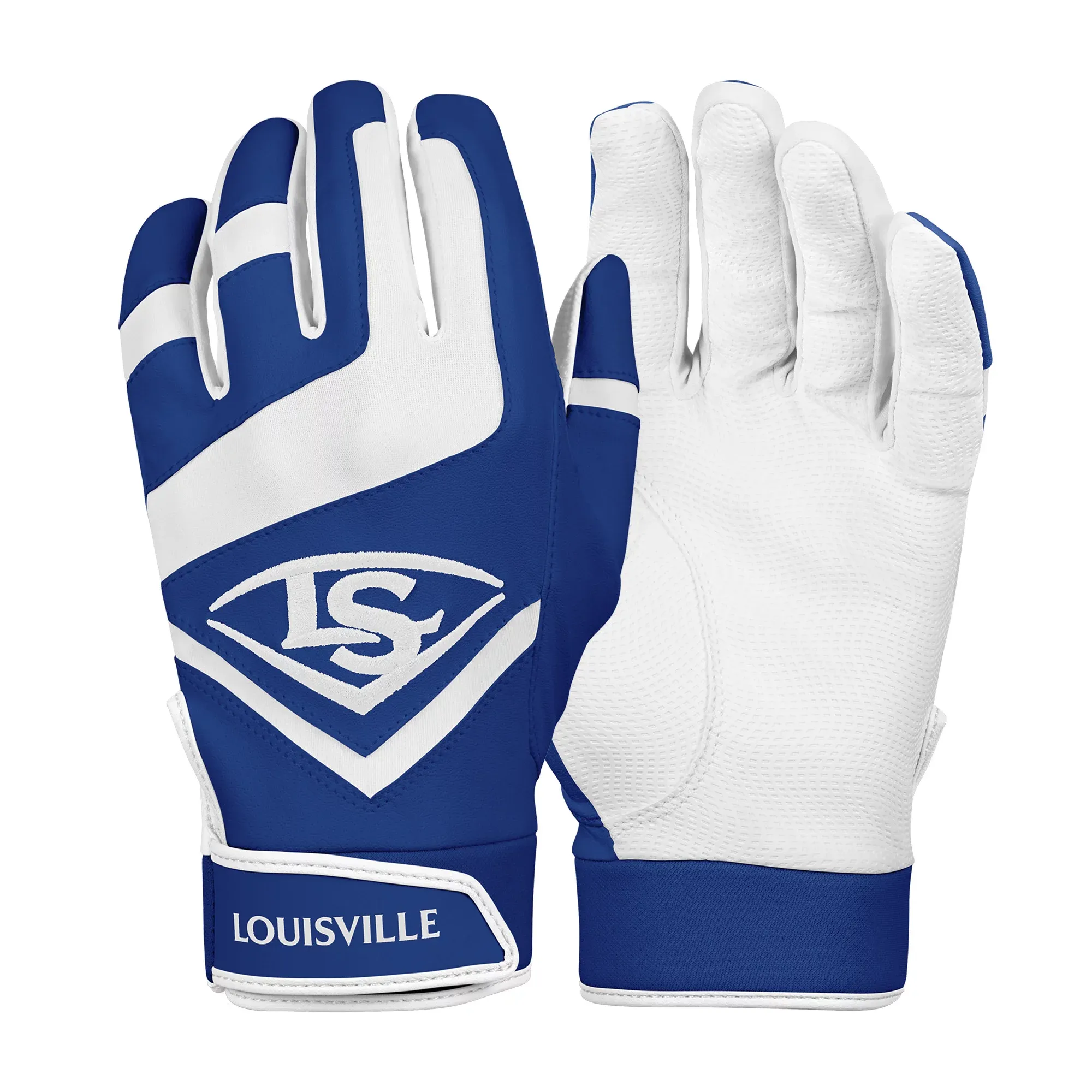 Louisville Slugger Genuine Adult Batting Glove, Royal - XXL