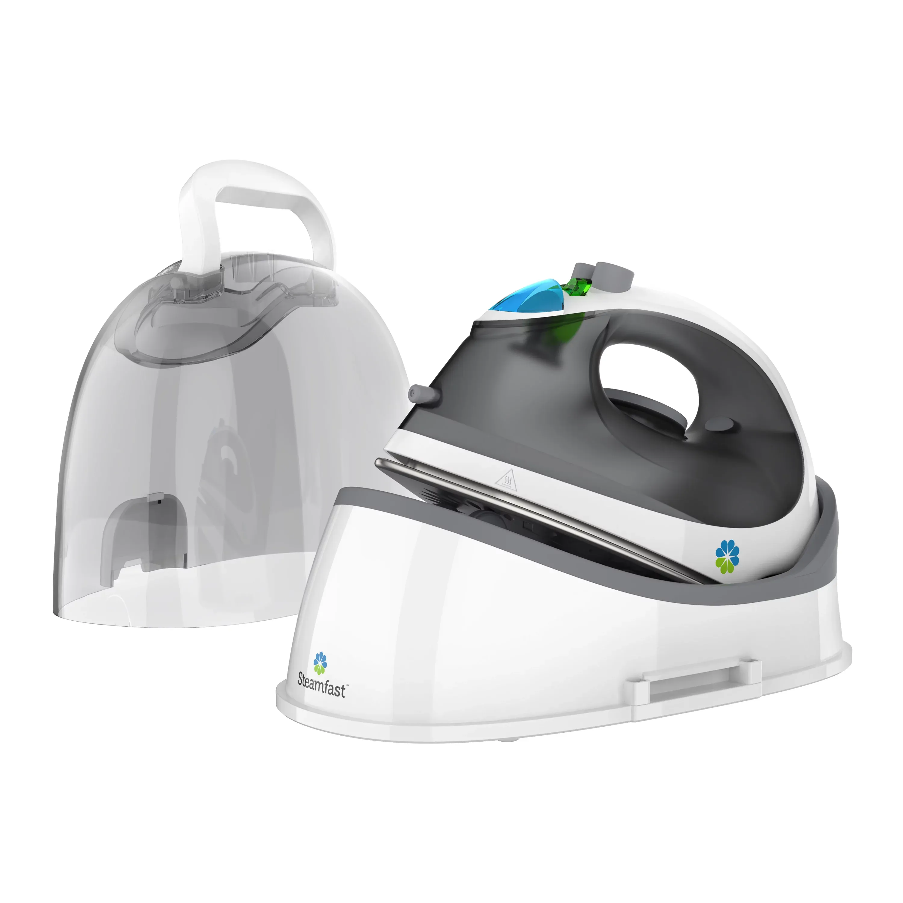 Steamfast Cordless Steam Iron with Carrying Case, White, Convenient to Use