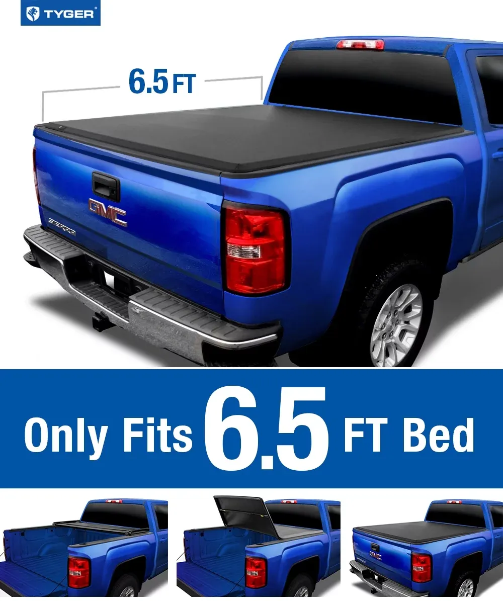 Tyger Auto TG-BC3C1009 Tri-Fold Truck Bed Tonneau Cover 1988-2006 Chevy Silverado/