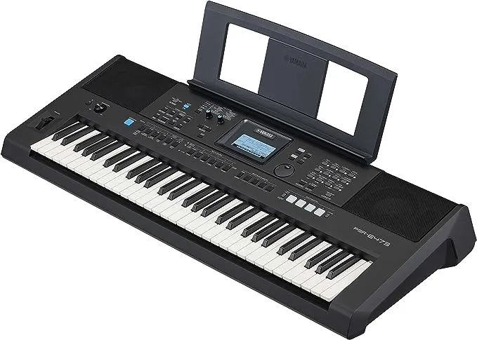 Yamaha, 61-Key Portable Keyboard (PSRE473), Black