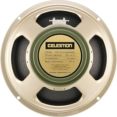 Celestion G12M-GREENBACK 12" Guitar Speaker - 16 Ohm