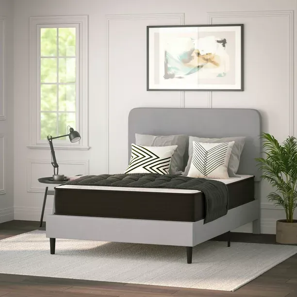 Flash Furniture Dream 10” Foam & Pocket Spring Hybrid Mattress, Full