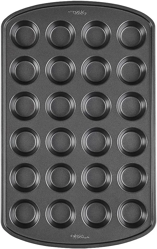 Wilton mini muffin pan, Silver