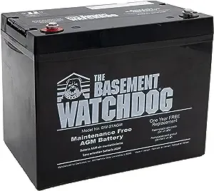 Basement Watchdog BW-27AGM Maintenance Free AGM Battery