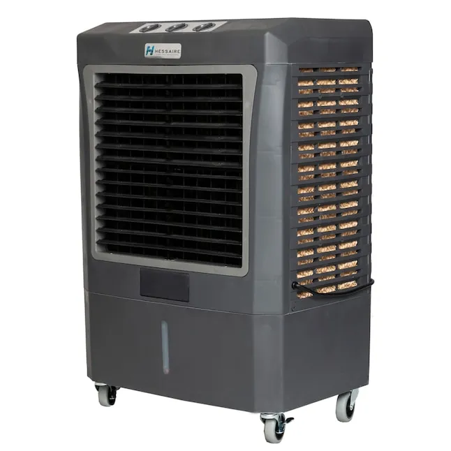 Hessaire 3100-CFM 4-Speed Indoor Portable Evaporative Cooler for 950-sq ft in Gray | 159003