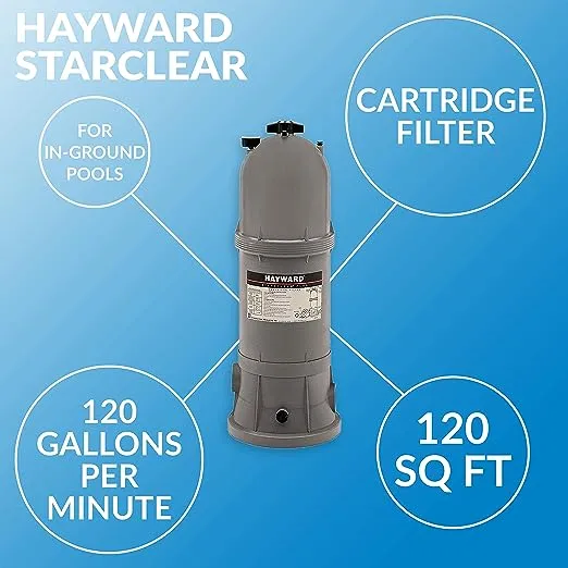 Hayward W3C12002 120 Sq. ft. StarClear Plus Cartridge Filter