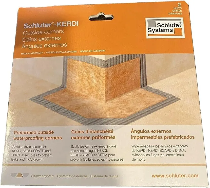 Schluter KERDI Outside Corner - 2 UnitsSchluter KERDI Outside Corner - 2 Units