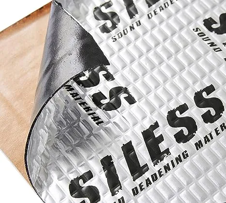 Siless 80 mil (2mm) 36 sqft (3.4 sqm) Car Sound Deadening mat - Butyl Automotive Sound Deadener - Noise Insulation and Vibration Dampening Material (36 sqft)