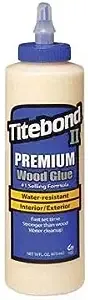 Titebond 5004 II Premium Wood Glue, 16-Ounces - 2 Pack