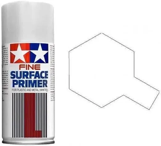 Tamiya Gray Fine Surface Primer L, 180ml Spray CanTamiya Gray Fine Surface Primer L, 180ml Spray Can