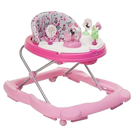 Disney Baby Minnie Mouse Music and Lights Baby Walker with Activity Tray (Garden Delight)