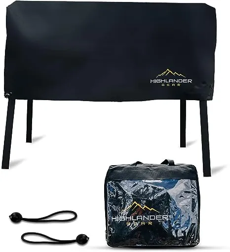 Highlander Heavy-Duty Waterproof Cover fits 2 Burner Camp Chef Stove