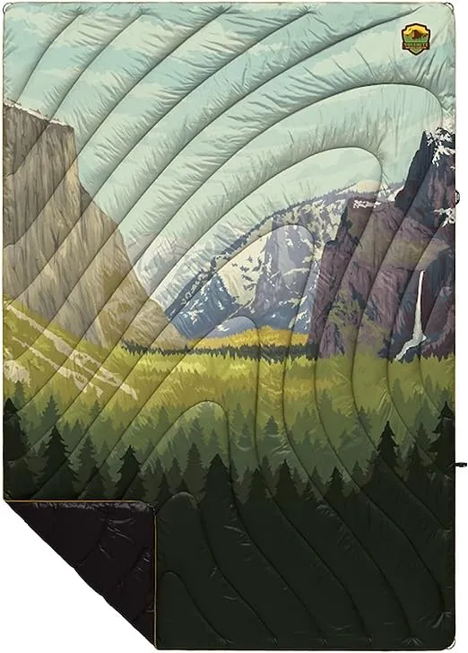 Rumpl The Original Puffy National Parks Collection | Printed Outdoor Camping Blanket for Traveling, Picnics, Beach Trips, Concerts | Zion, 1-PersonRumpl The Original Puffy National Parks Collection | P…