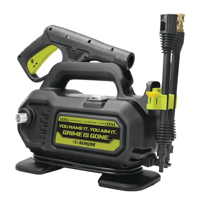 Sun Joe SPX160E-MAX Electric Pressure Washer W/ Foam Cannon & Spray Nozzle, 11-Amp