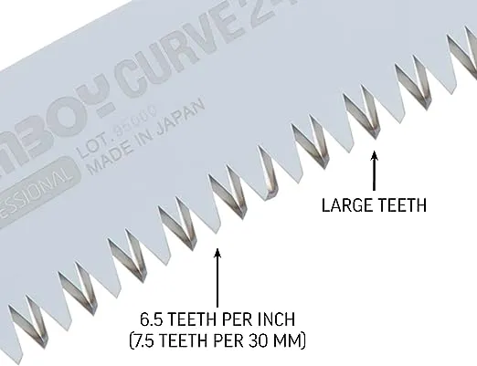 Silky GomBoy Curve Professional Folding Saw 240mm, Large Teeth (717-24)