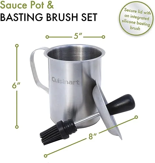 Cuisinart Sauce Pot and Basting Brush Set