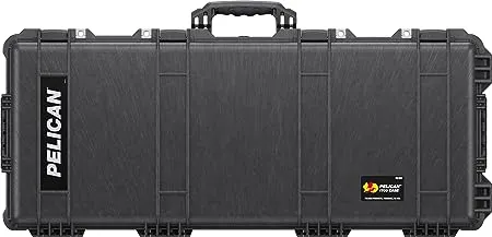 Pelican Protector 1700 Long Case - Multi-Purpose Hard Case with Foam - Tripod, Camera Equipment, Sportsmans Gun Case, Electronics Gear, and More (Black)