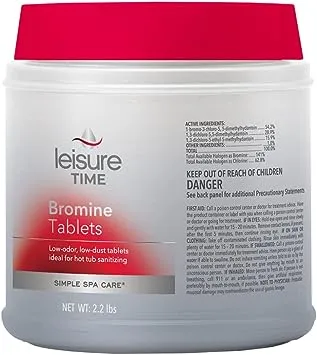 LEISURE TIME 45401A Brom Tabs Bromine Tablets, 2.2 lbs