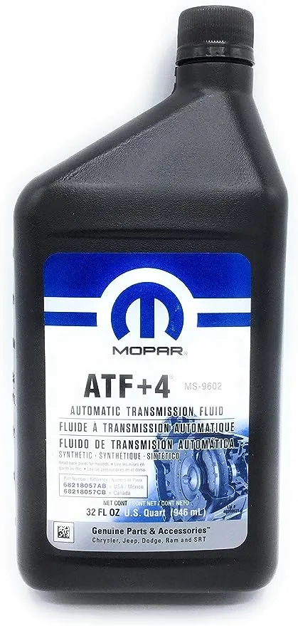 Mopar Automatic Transmission Fluid ATF+4 - 1 Quart Bottle