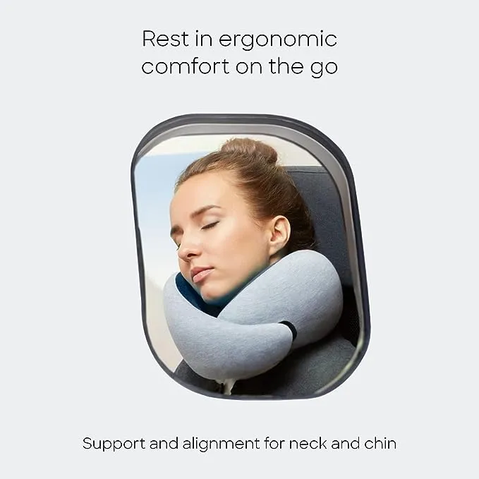 Ostrichpillow Go Neck Pillow - Premium Memory Foam Travel Pillow, 360º Ergonomic Design, Asymmetrical Sides, Travel Bag Included, Washable Modal CoverOstrichpillow Go Neck Pillow - Premium Memory Foam Travel Pillow, 360º Ergonomic Design, Asymmetrical Si