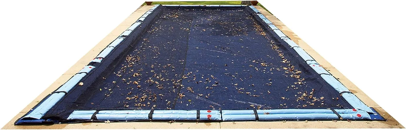 Blue Wave BWC564 20-ft x 40-ft Rectangular Leaf Net In Ground Pool Cover,Black