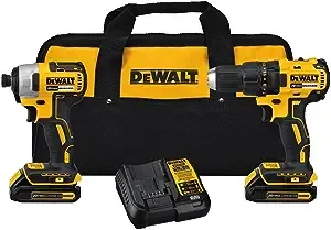 DEWALT 20V MAX* Cordless Drill Combo Kit , Brushless, (DCK277C2)