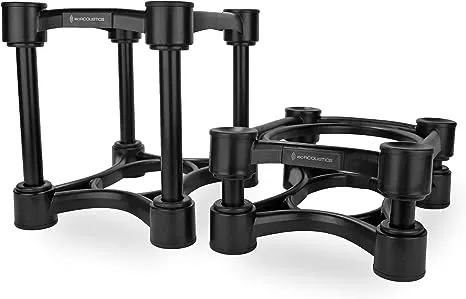 IsoAcoustics  ISO-200 Isolation Stand for Large Size Speakers and Studio Monitors, 60 Lbs Capacity, Pair