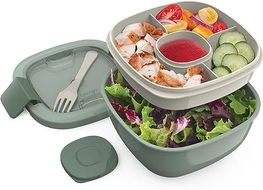 Bentgo Coastal Aqua Salad Container, 1 EABentgo Coastal Aqua Salad Container, 1 EA