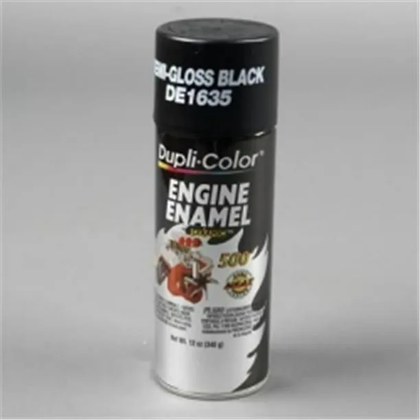 Dupli Color De1635 Ceramic Ford Semi Gloss Black Engine Paint 12 oz.