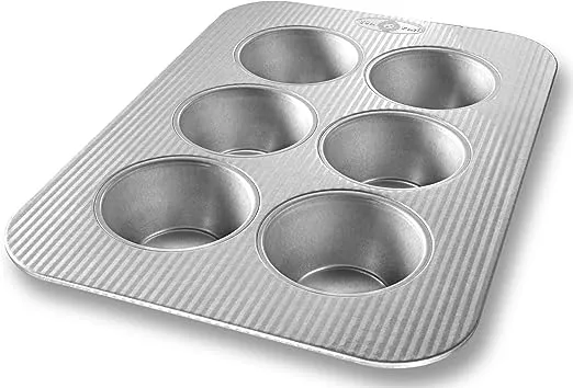 Usa Pan Muffin Pan, Texas, 6 Cup