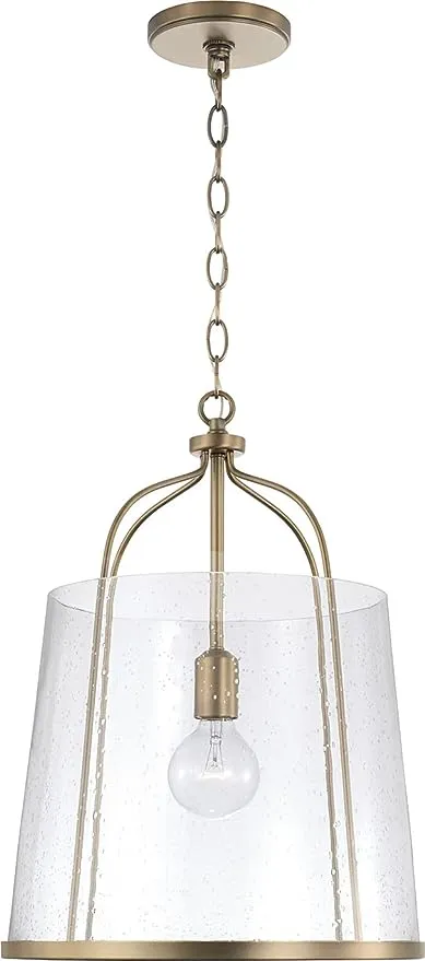 Capital Lighting - 347011AD - One Light Pendant - Madison - Aged Brass