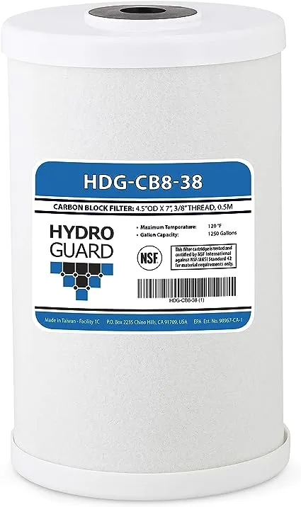 Hydronix Hydro Guard CB8, Amway E84, A101, E-9225 Compatible Carbon Block Water