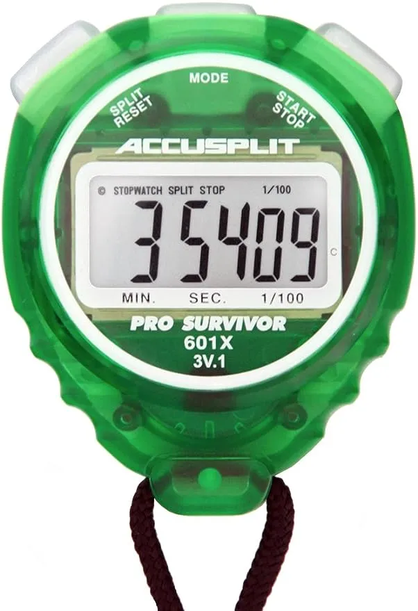 Accusplit Pro Survivor (A601X) Stopwatch - Cherry