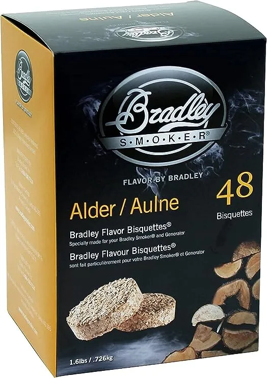 Bradley Smoker Alder Bisquettes (48 Pack)