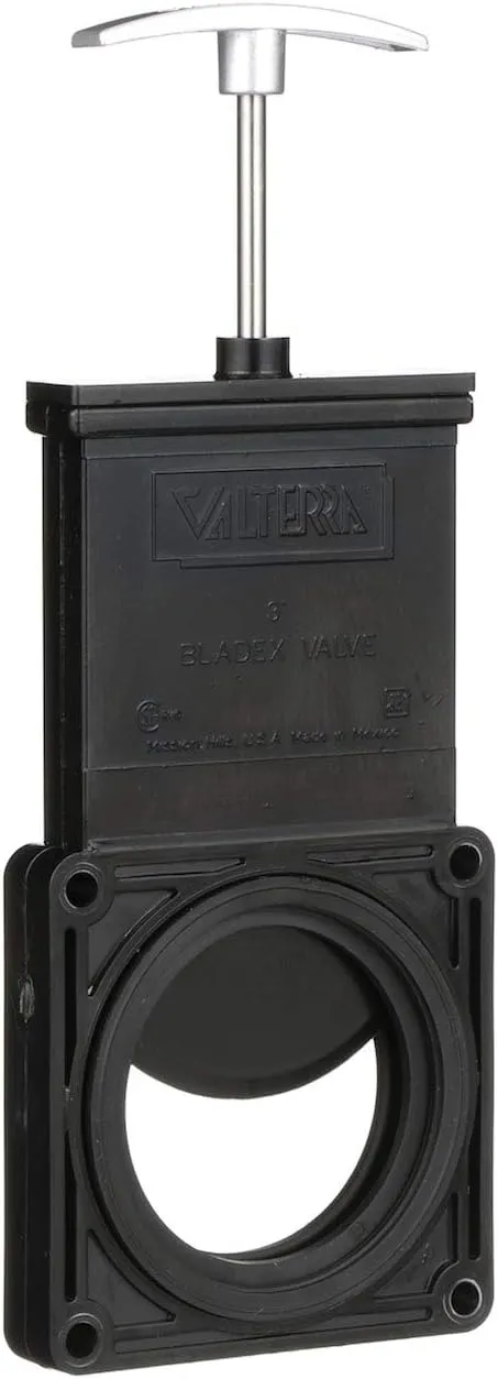 Valterra T1003vpm Metal Handle 3" Bladex Waste Valve