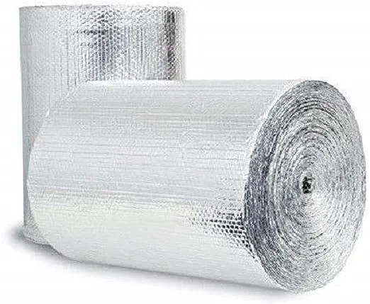 Double Bubble Reflective Foil Insulation (24 inch X 10 Ft Roll) Industrial Strength, Commercial Grade, No Tear, Radiant Barrier Wrap for Weatherproofing Attics, Windows, Garages, RV's, Ducts & More! .