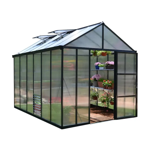 Palram - Canopia Glory Greenhouse - 8' x 12' - Gray